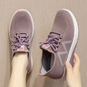 Jojofab Women Fashion Breathable Fly Knit Sneakers