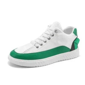 Jojofab Men'S Fashion Color Matching Pu Simple Sneakers