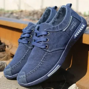 Jojofab Men Casual Breathable Low Top Canvas Shoes