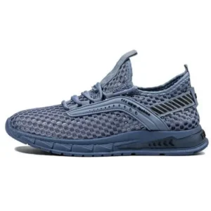 Jojofab Men Casual Breathable Hollow Mesh Soft Sole Sports Shoes