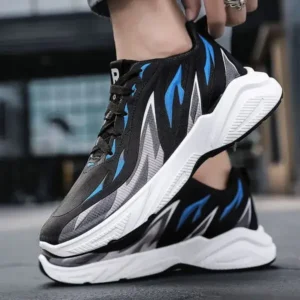 Jojofab Men Fashion Color Matching Breathable Running Sneakers