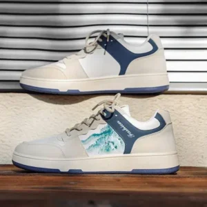 Jojofab Men'S Casual Landscape Painting Printed Sneakers